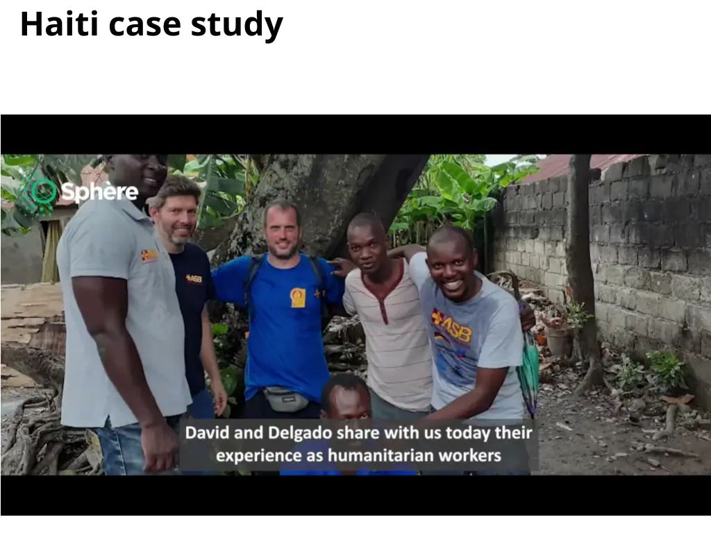 haiti case study