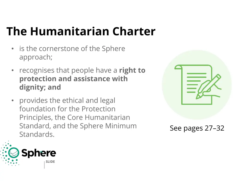 the humanitarian charter