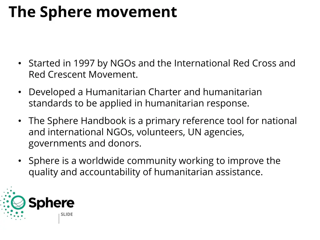 the sphere movement