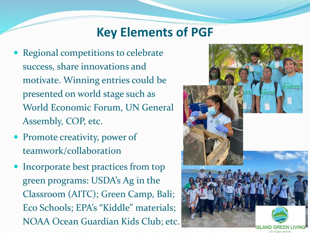 key elements of pgf 1