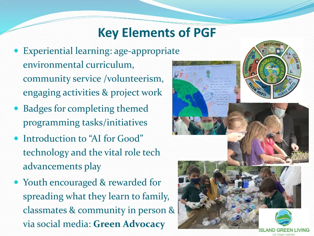 key elements of pgf