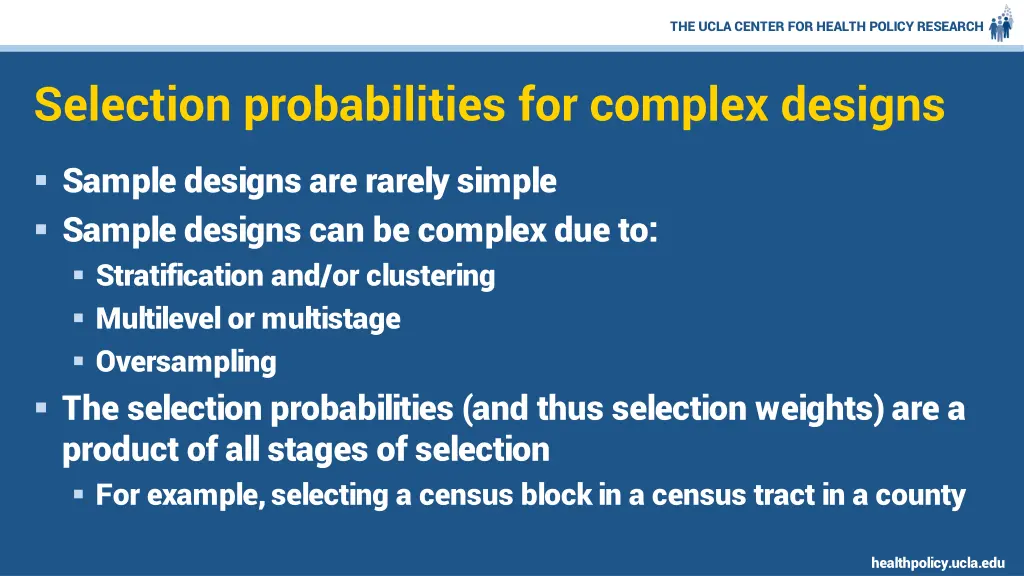 the ucla center for health policy research 11