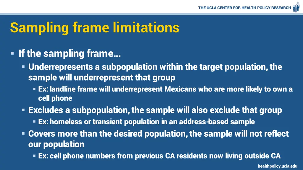 the ucla center for health policy research 13