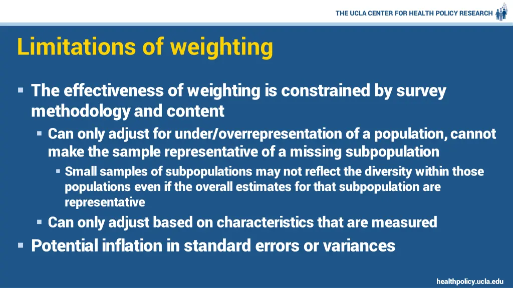 the ucla center for health policy research 22