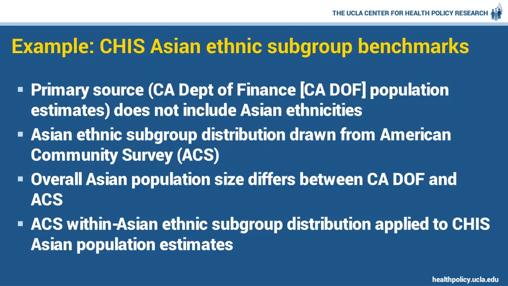 the ucla center for health policy research 34