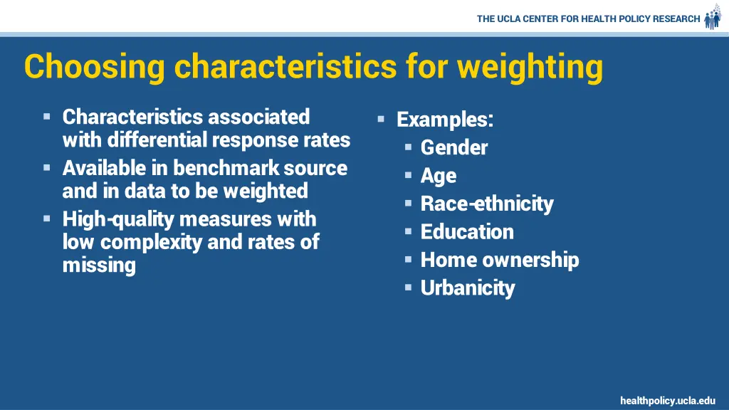 the ucla center for health policy research 38