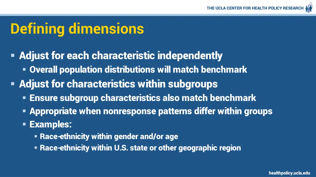 the ucla center for health policy research 39