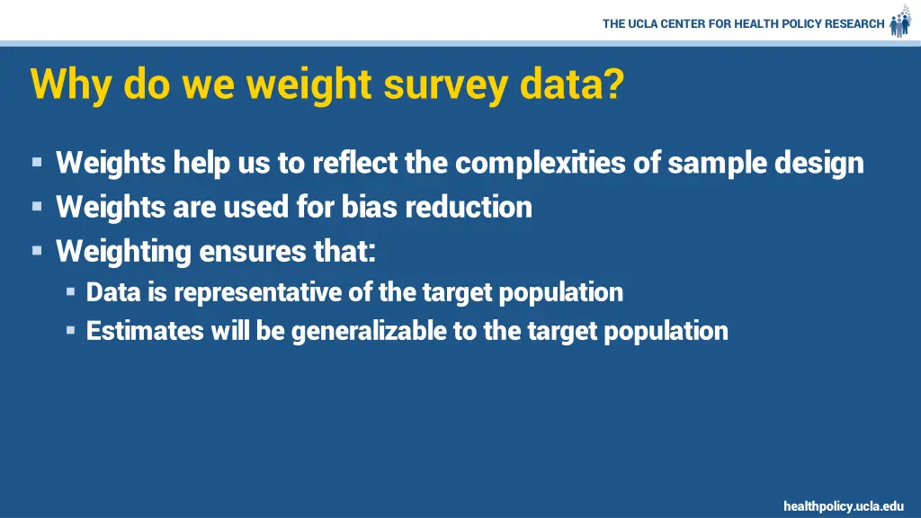 the ucla center for health policy research 4