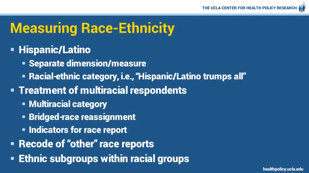 the ucla center for health policy research 43