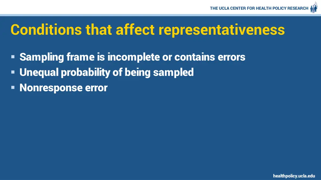 the ucla center for health policy research 7