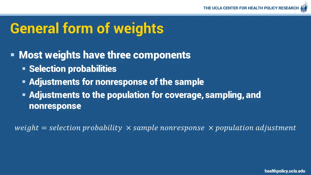 the ucla center for health policy research 8