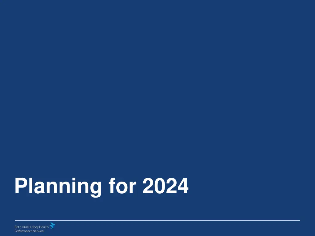 planning for 2024