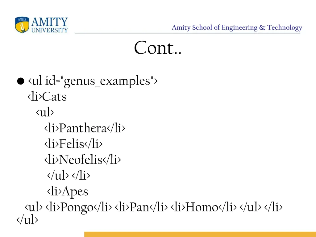 amity school of engineering technology cont 8