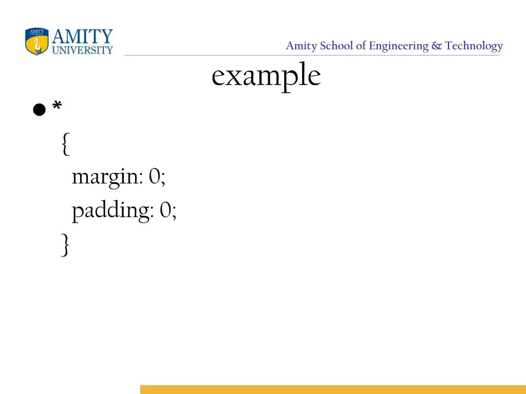 amity school of engineering technology example 2