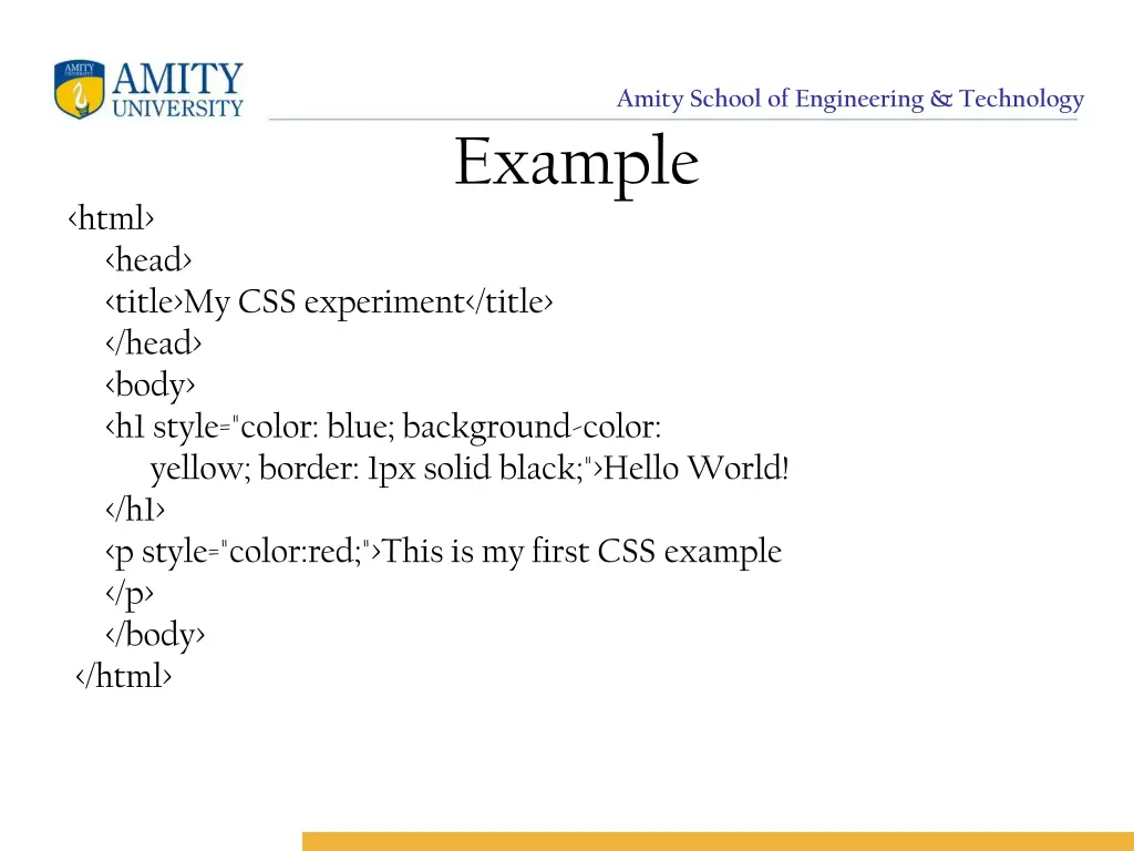 amity school of engineering technology example