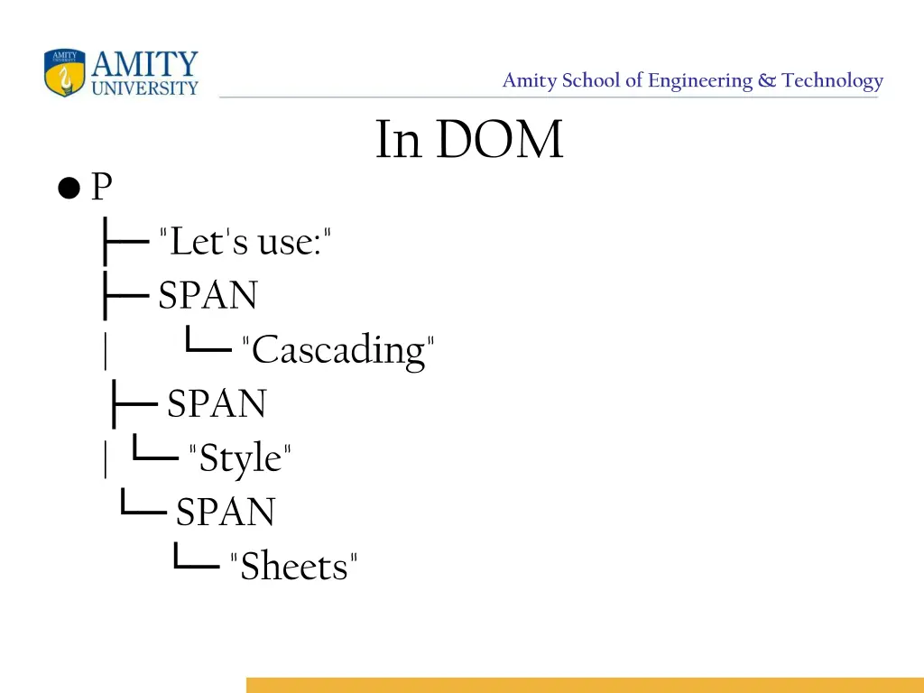 amity school of engineering technology in dom