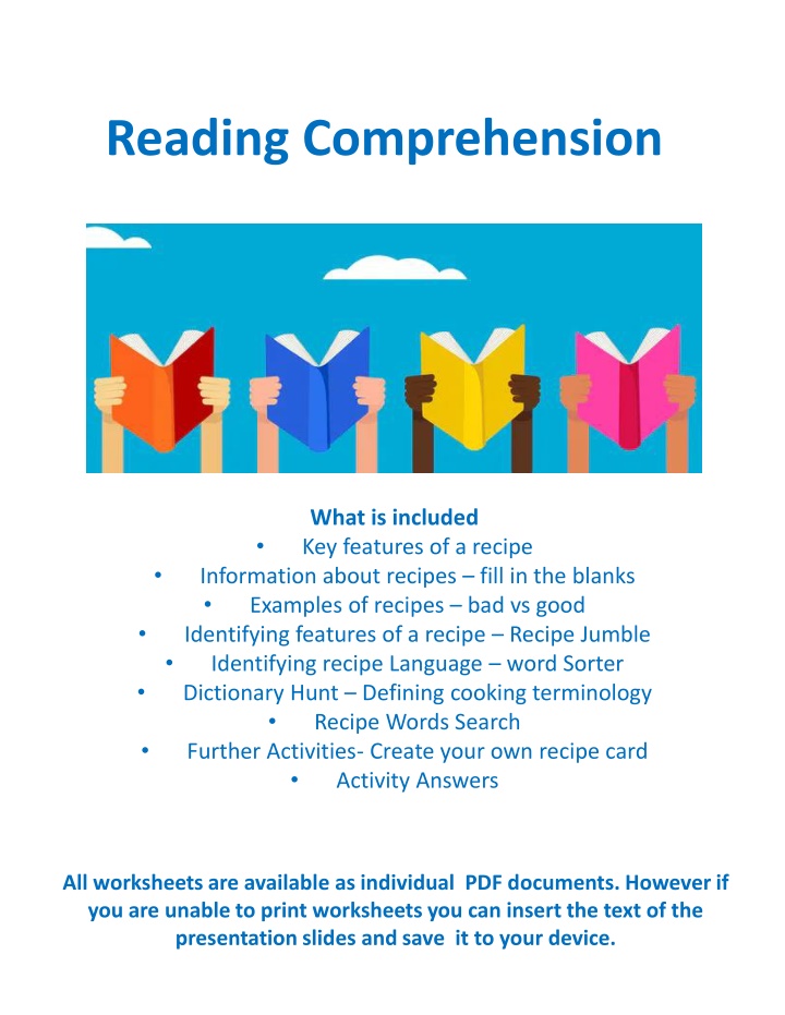 reading comprehension