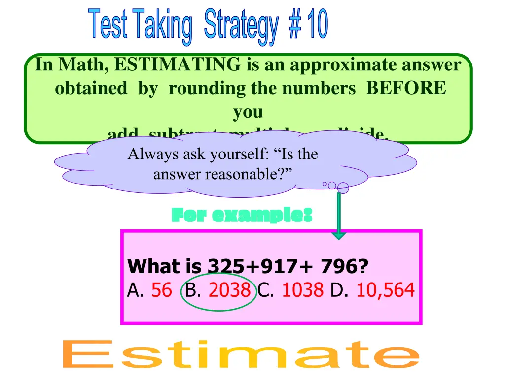 test taking strategy 10