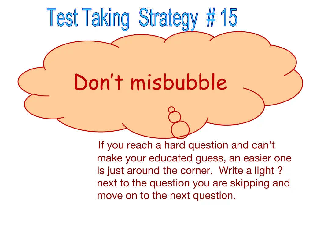 test taking strategy 15