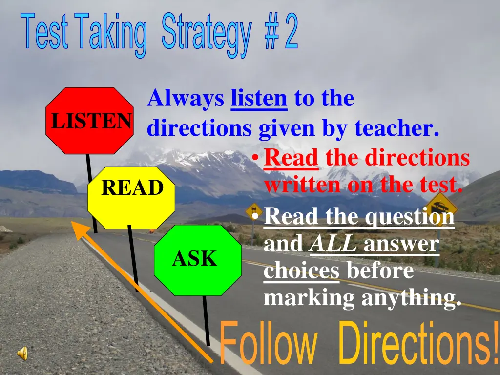 test taking strategy 2