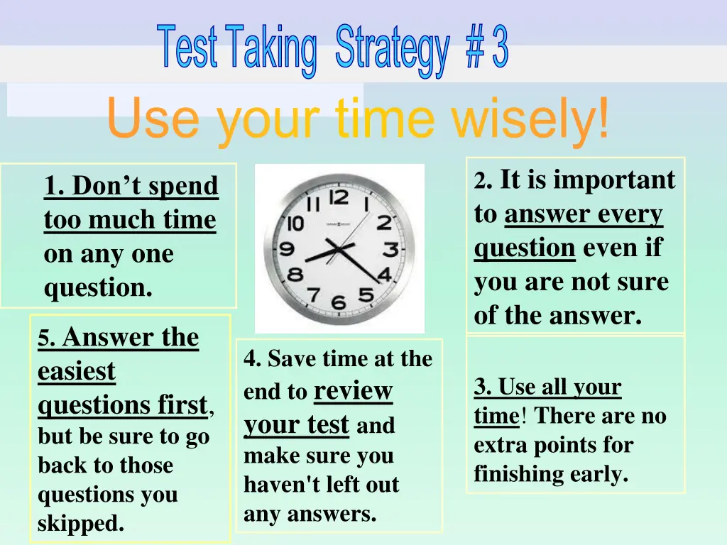 test taking strategy 3