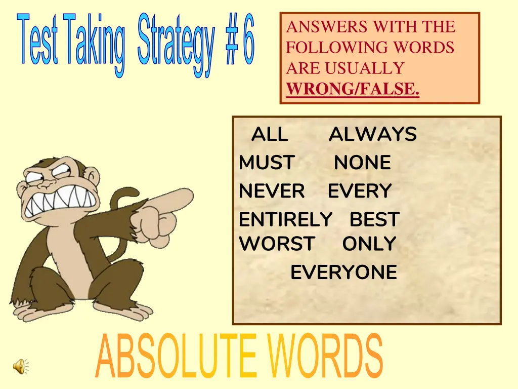 test taking strategy 6