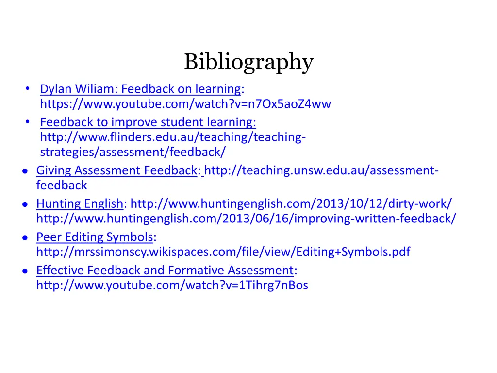 bibliography