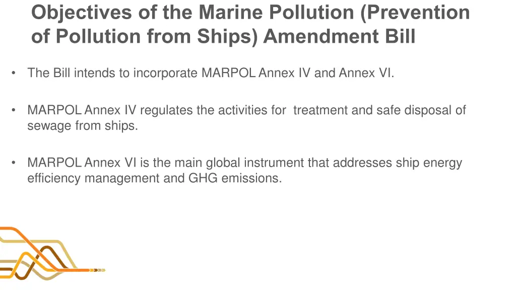 objectives of the marine pollution prevention