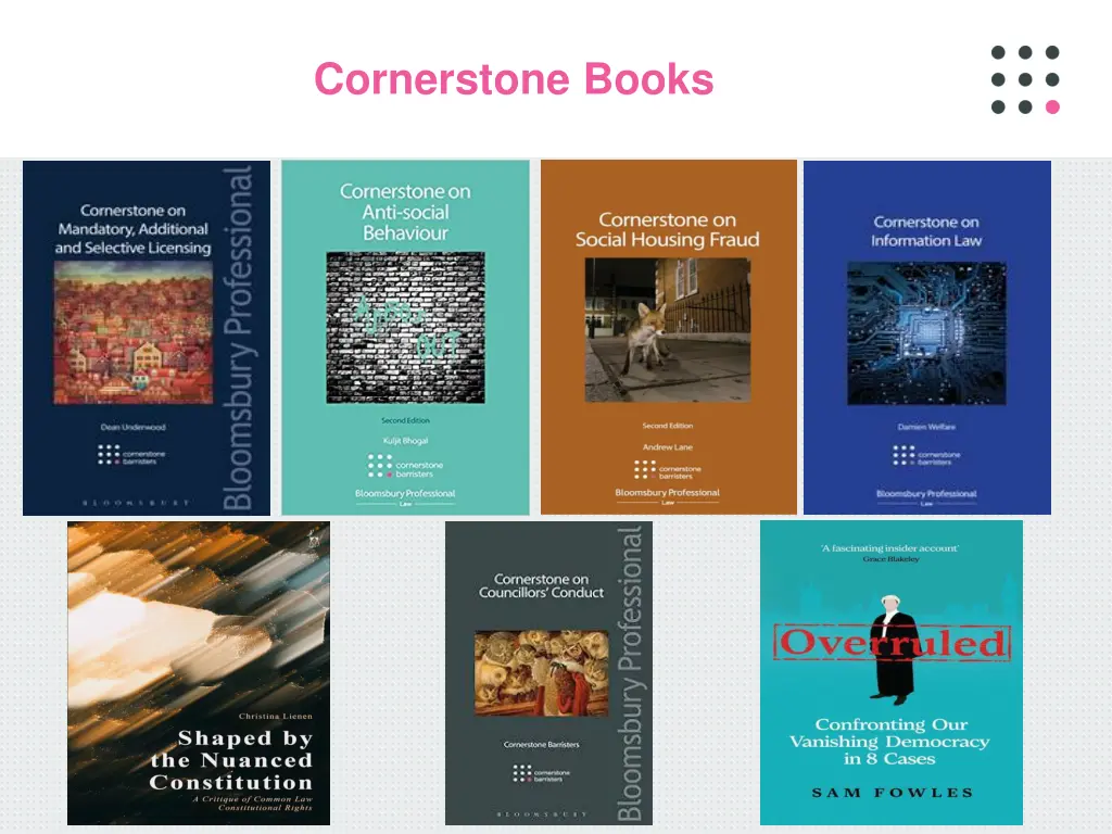 cornerstone books