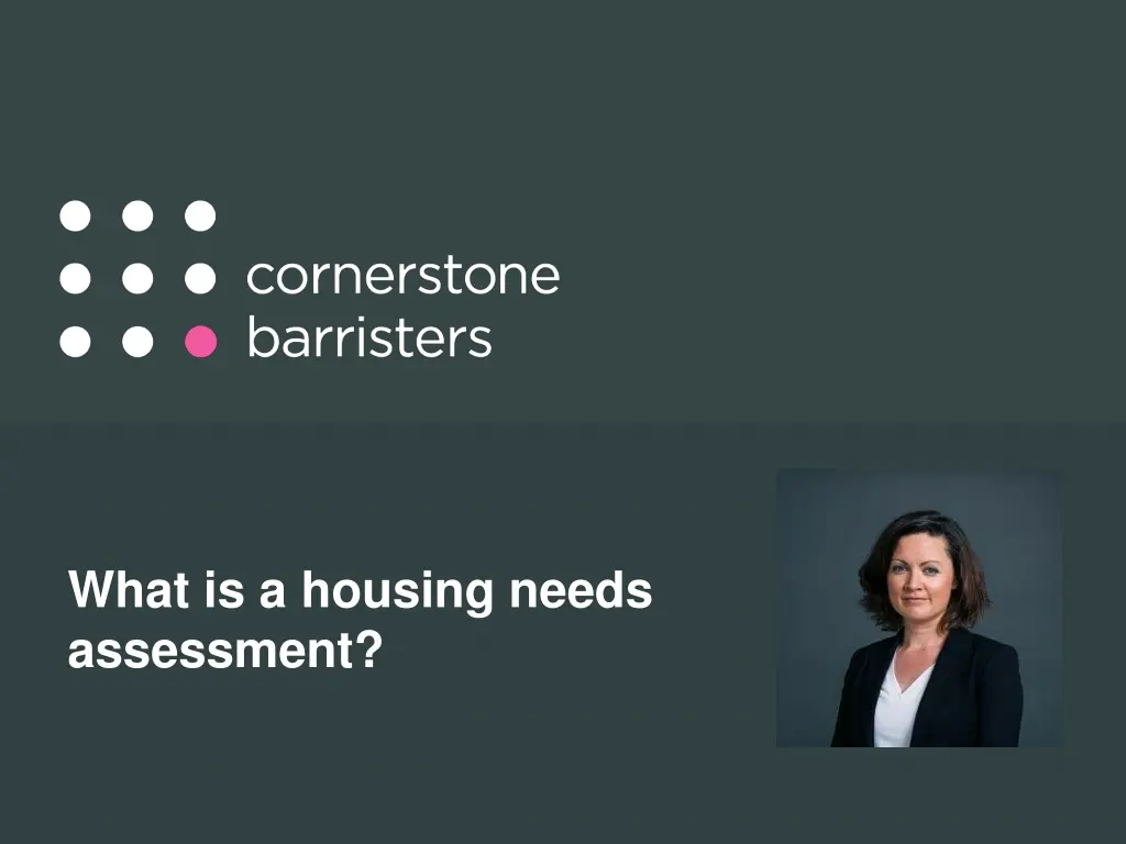 what is a housing needs assessment