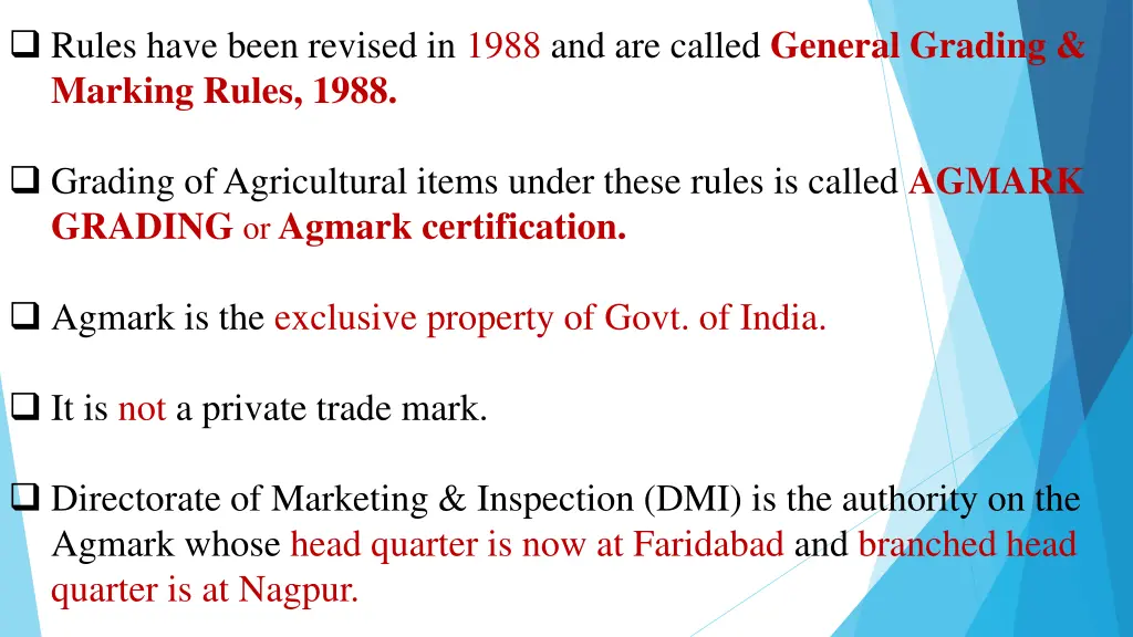 rules have been revised in 1988 and are called