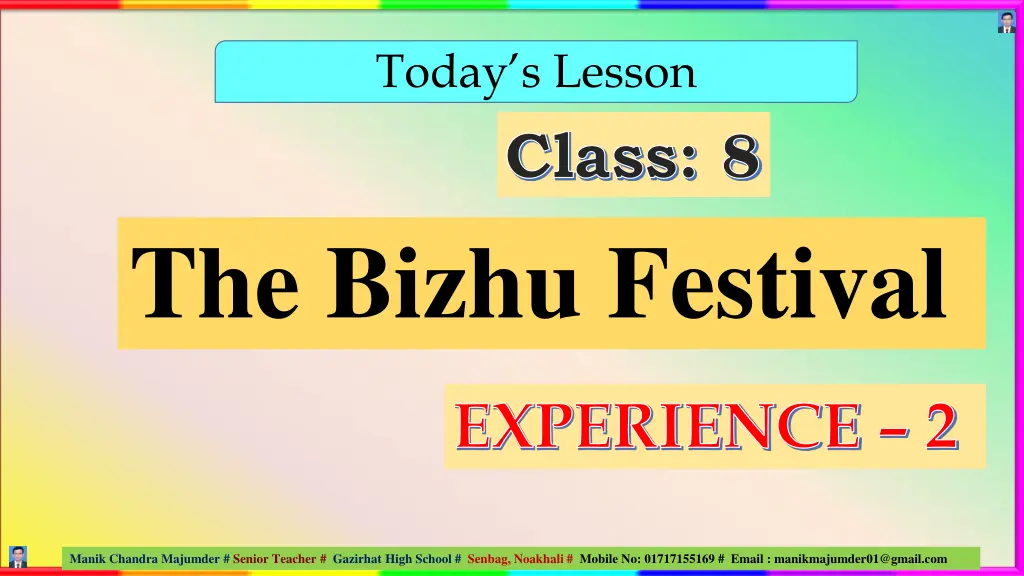 today s lesson class 8 8