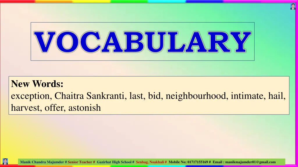 vocabulary