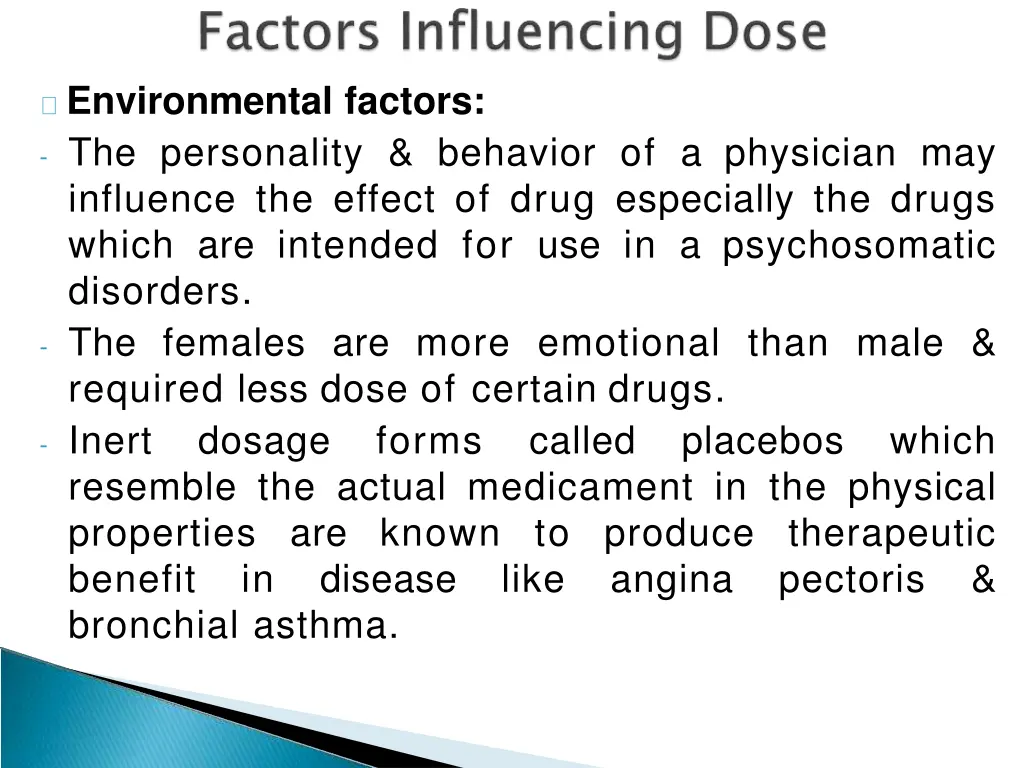 environmental factors the personality behavior