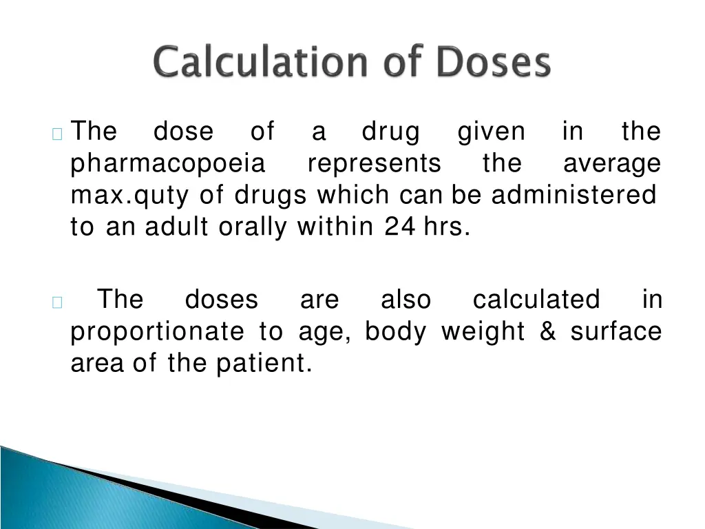 the pharmacopoeia max quty of drugs which