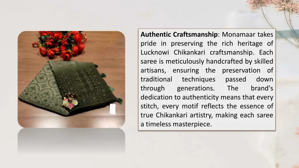 authentic craftsmanship monamaar takes pride