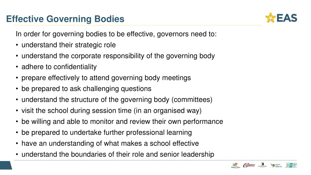 effective governing bodies 1
