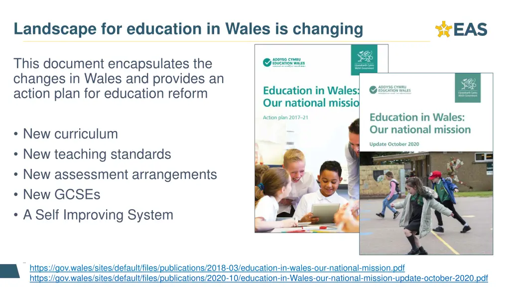 landscape for education in wales is changing