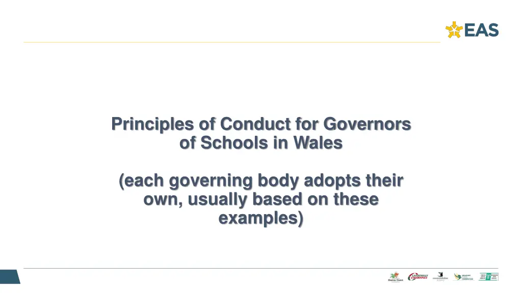 principles of conduct for governors of schools