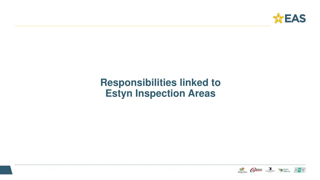 responsibilities linked to estyn inspection areas