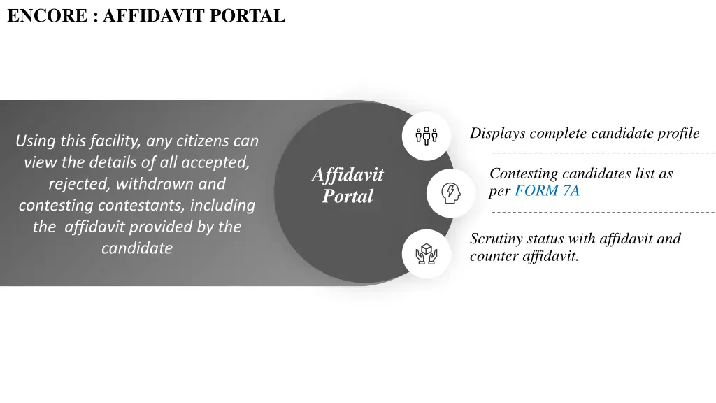 encore affidavit portal