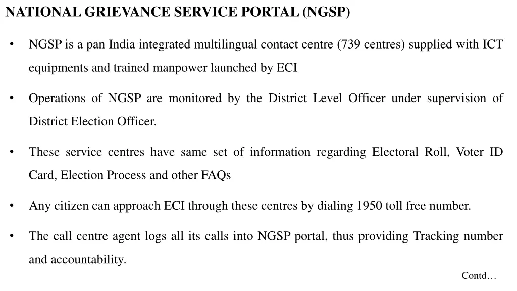 national grievance service portal ngsp