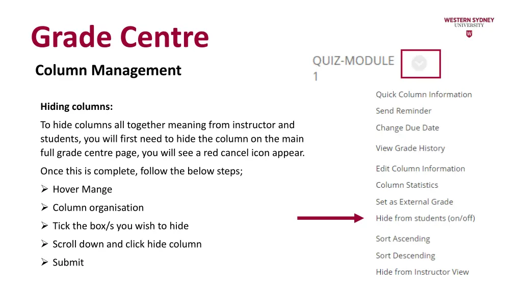 grade centre column management 1