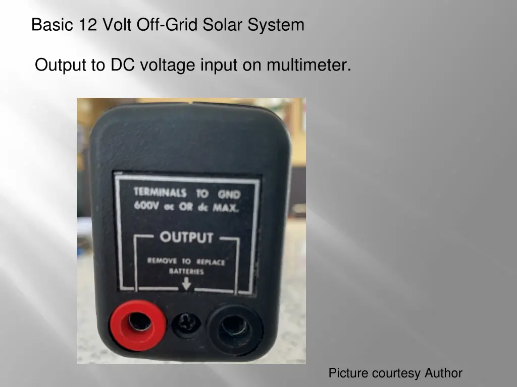 basic 12 volt off grid solar system 10