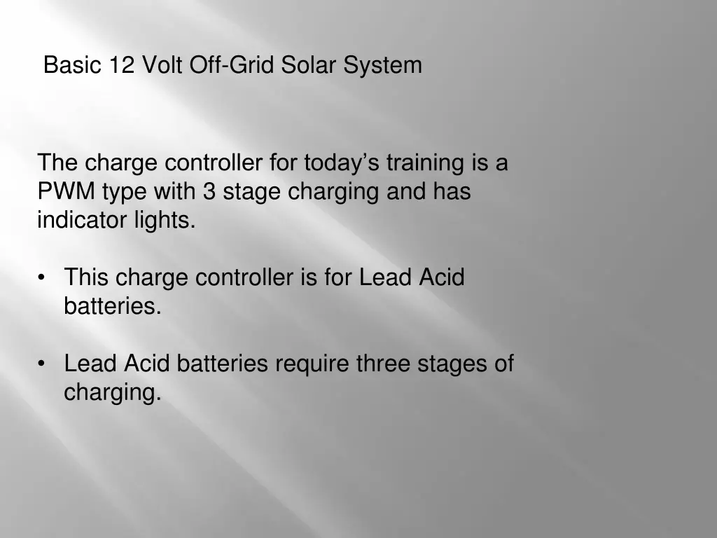 basic 12 volt off grid solar system 19