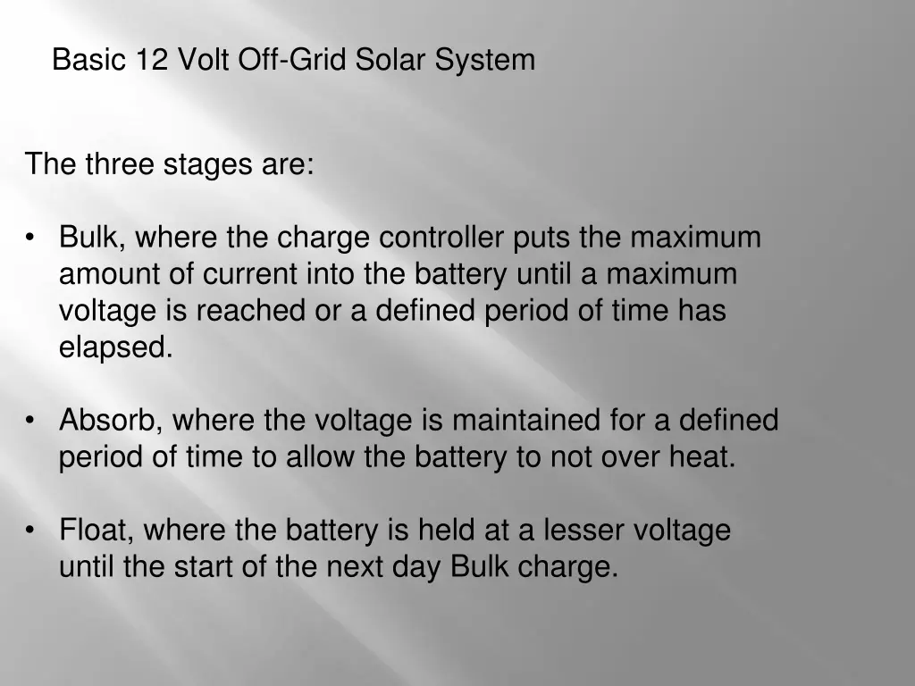 basic 12 volt off grid solar system 20