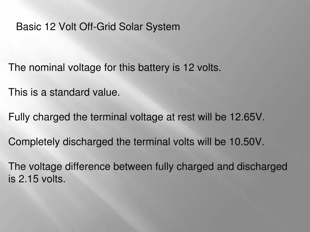 basic 12 volt off grid solar system 28