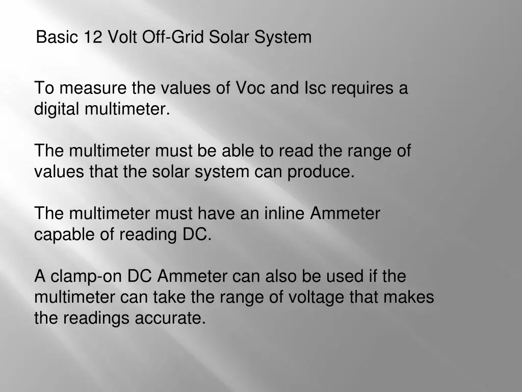 basic 12 volt off grid solar system 5