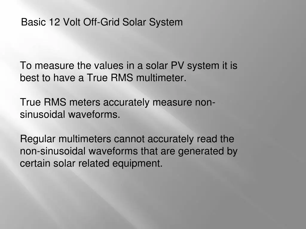 basic 12 volt off grid solar system 6