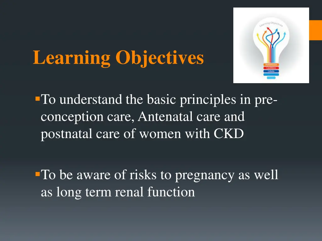 learning objectives